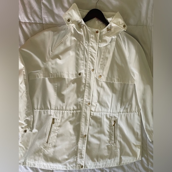 Calvin Klein Windbreaker Raincoat Trench Coat Style - Picture 14 of 17